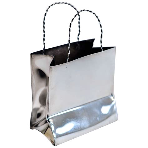 cartier silver purse